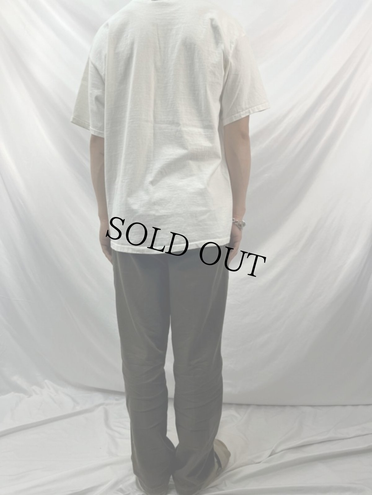 画像4: 90's YOUR HEAD GOES HERE USA製 "PLEASE PASS THE PROZAC." 抗うつ剤 社会風刺 プリントTシャツ XL (4)