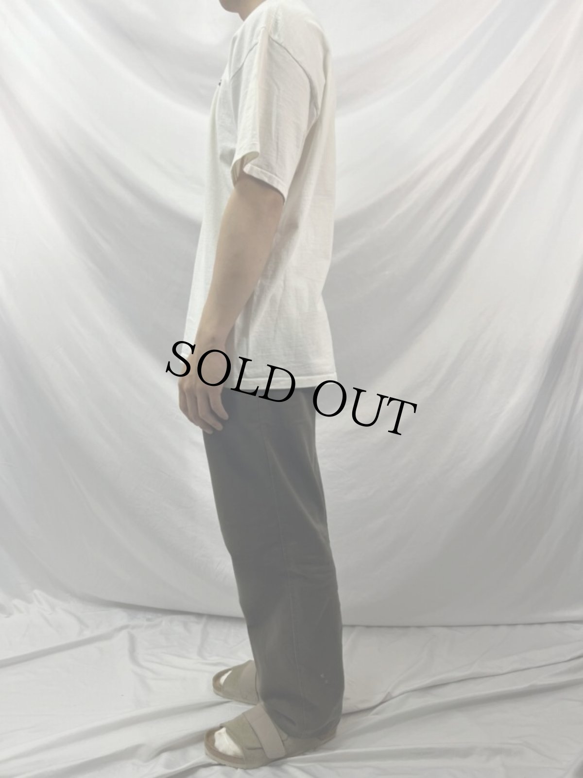 画像3: 90's YOUR HEAD GOES HERE USA製 "PLEASE PASS THE PROZAC." 抗うつ剤 社会風刺 プリントTシャツ XL (3)