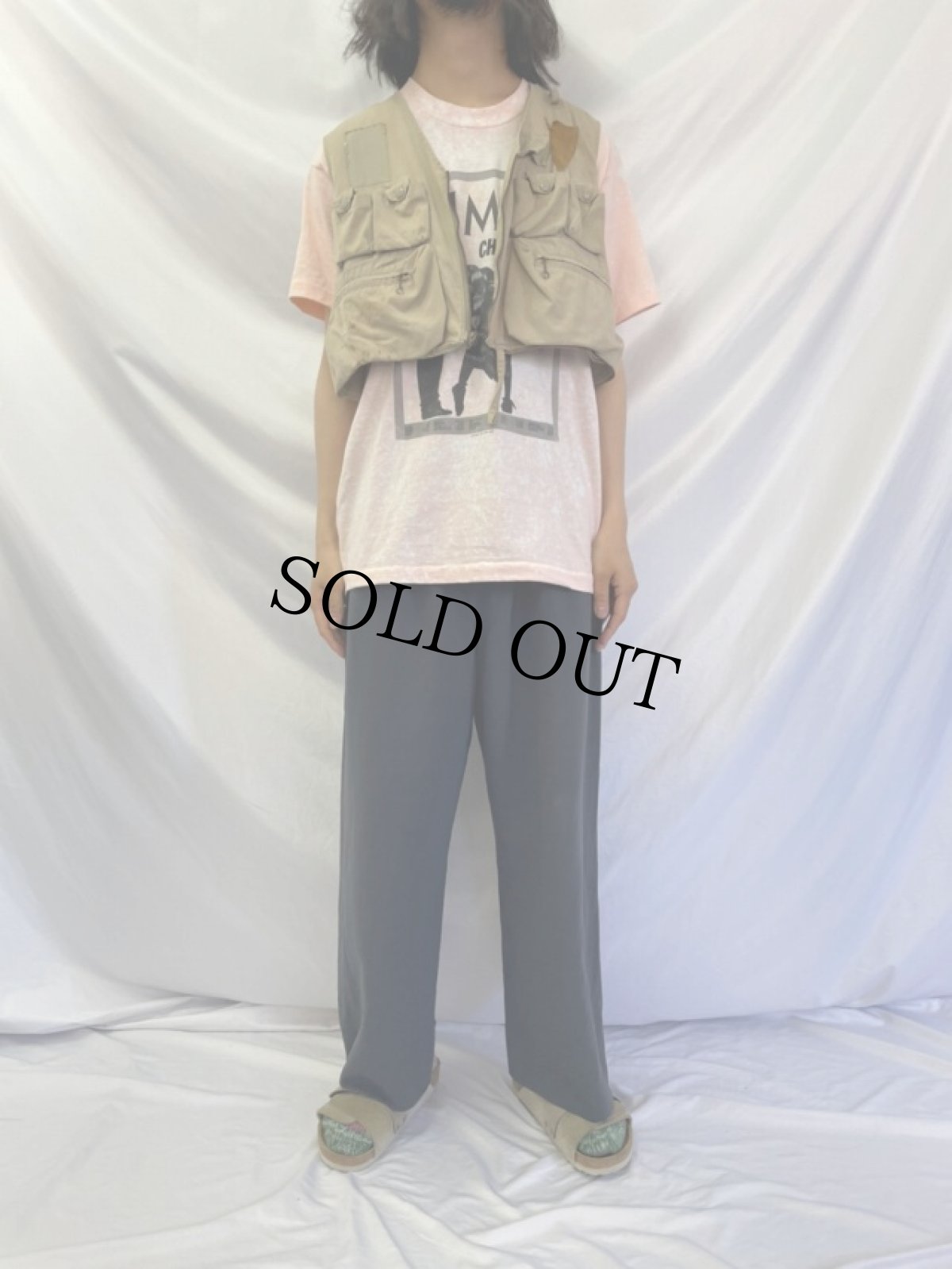 画像2: 60's Abercrombie&Fitch コットンポプリン サファリベスト SIZE40 (2)