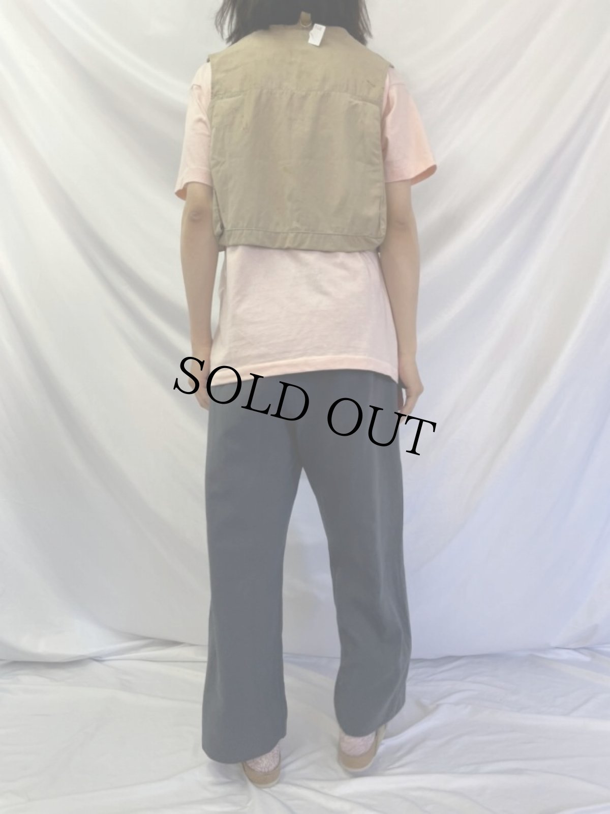 画像4: 60's Abercrombie&Fitch コットンポプリン サファリベスト SIZE40 (4)