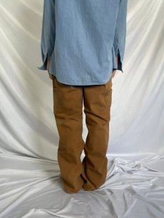 画像4: 70's Carhartt プリントタグ USA製 ダブルニー ダックペインターパンツ W32 (4)