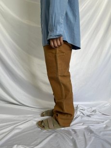 画像3: 70's Carhartt プリントタグ USA製 ダブルニー ダックペインターパンツ W32 (3)