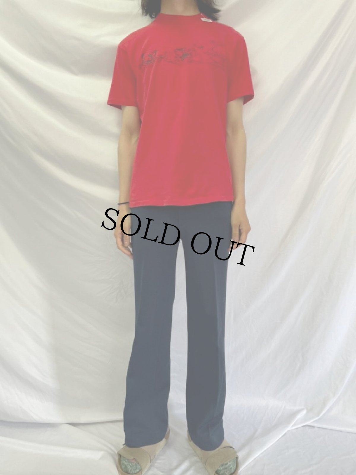 画像2: 90's Ralph Steadman アートプリントTシャツ M (2)