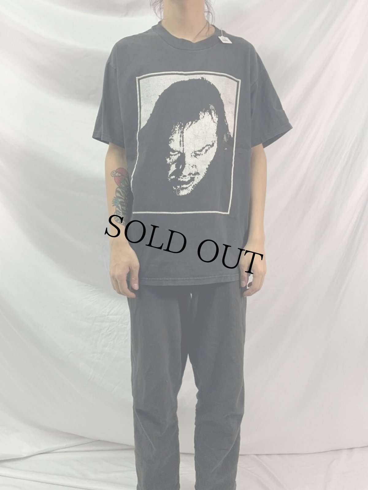 画像2: 90's The Shining サイコロジカルホラー映画 プリントTシャツ L (2)