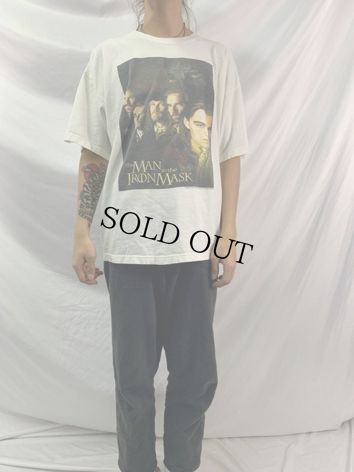 画像2: 90's The Man in the Iron Mask USA製 アドベンチャー映画 プリントTシャツ XL (2)