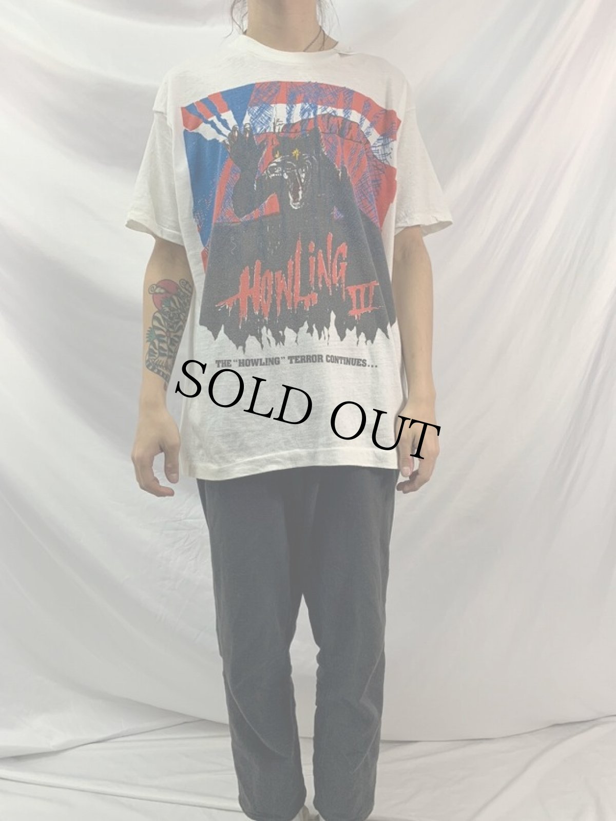 画像2: 80's Howling III USA製 ホラー映画 プリントTシャツ XXL (2)
