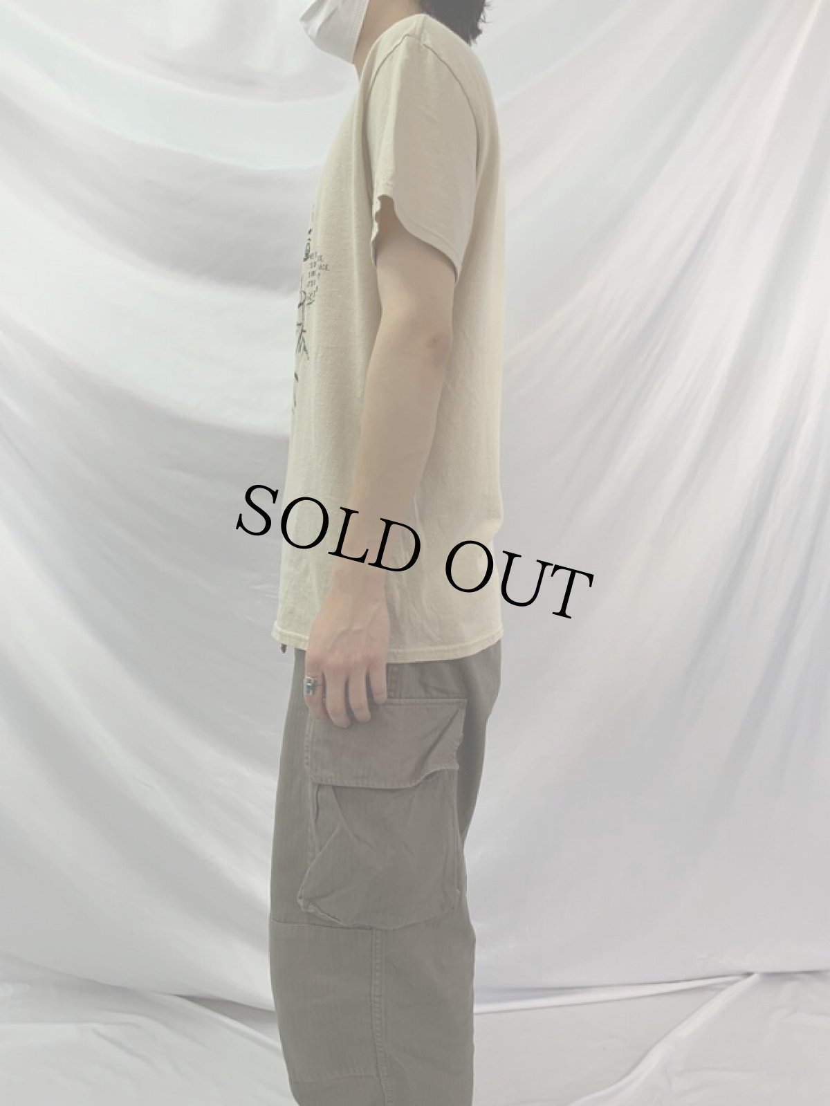 画像3: Pablo Picasso "Self-Portrait" 芸術家ポートレートプリントTシャツ (3)