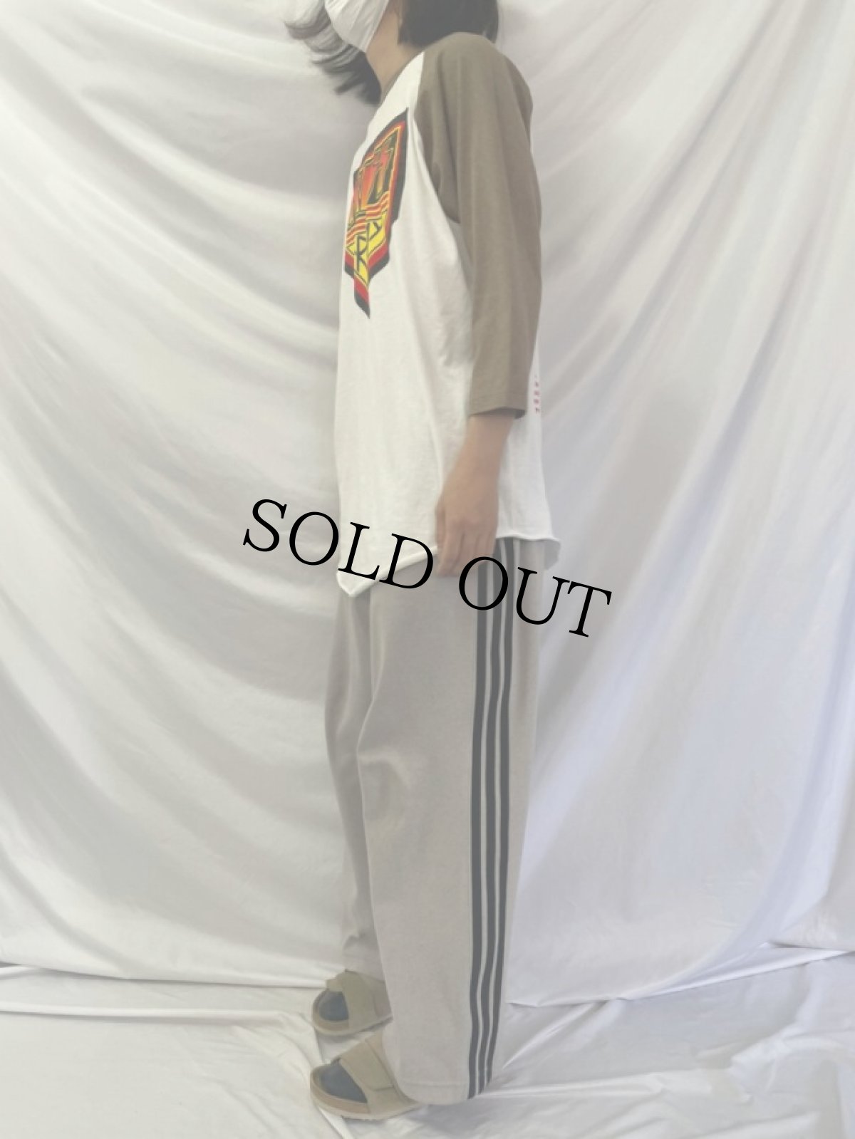 画像3: 90's KISS USA製 "KISS ARMY" ロックバンドファンクラブ プリントラグランTシャツ XL (3)