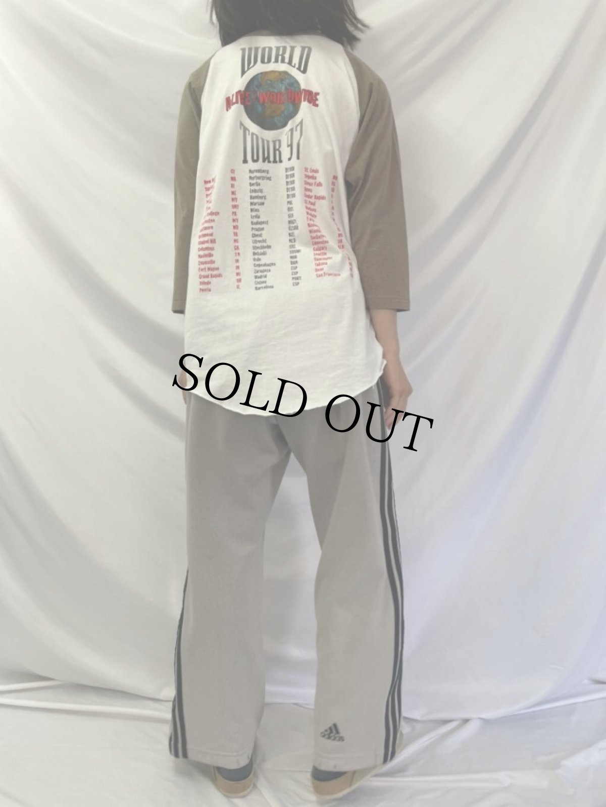 画像4: 90's KISS USA製 "KISS ARMY" ロックバンドファンクラブ プリントラグランTシャツ XL (4)