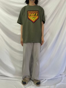 画像2: 90's KISS USA製 "KISS ARMY" ロックバンドファンクラブ プリントTシャツ XL (2)