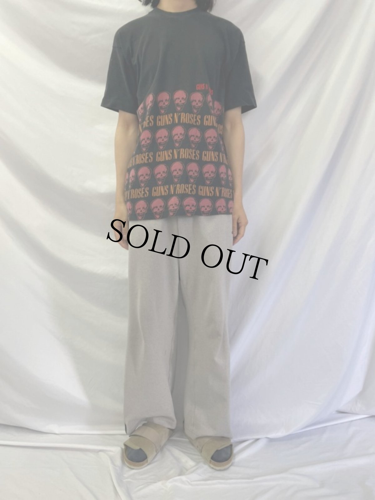 画像2: 90's BALZOUT USA製 "GUNS N' ROSES" ロックバンドTシャツ L (2)