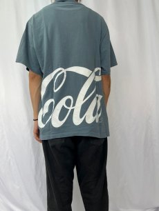 画像4: 90's Coca-Cola USA製 巻きプリントTシャツ XL (4)