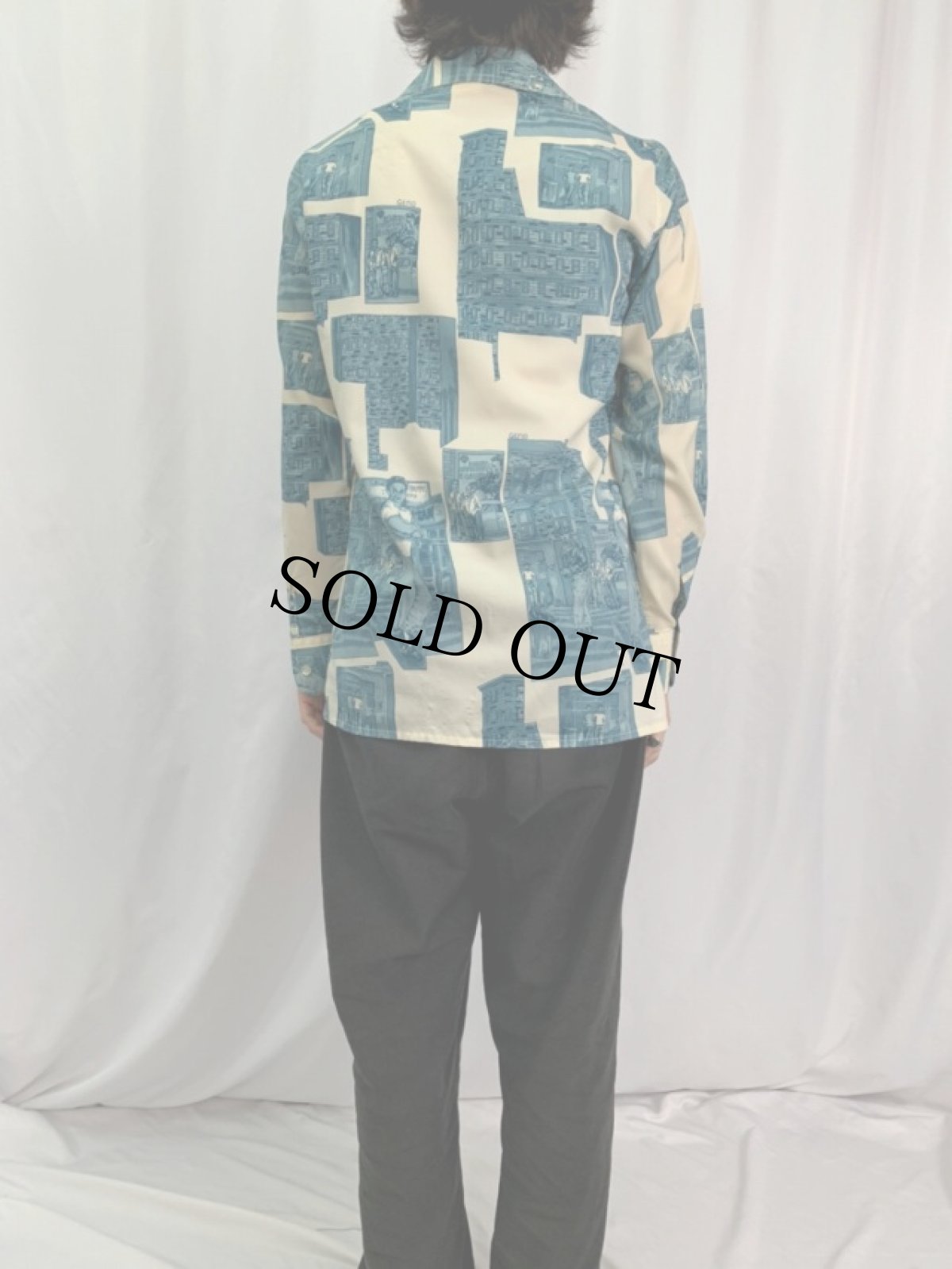 画像4: 70's GENO "理由なき反抗" 映画プリントシャツ M (4)