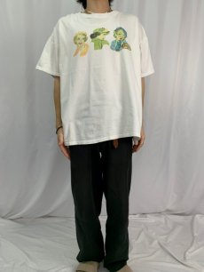画像2: 90's FOSSIL USA製 イラストプリントTシャツ XL (2)
