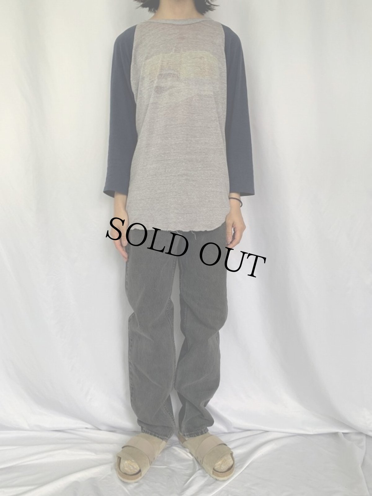 画像2: 90's Levi's 550 USA製 サルファブラックデニムパンツ W33 (2)