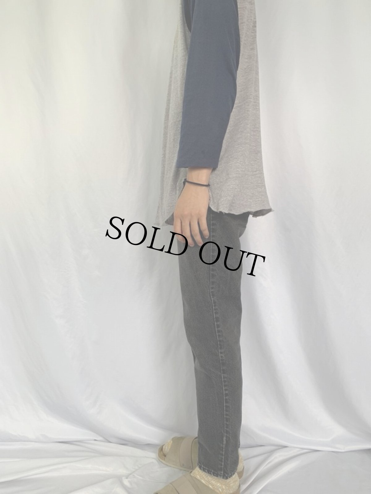 画像3: 90's Levi's 550 USA製 サルファブラックデニムパンツ W29 (3)