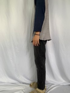 画像3: 90's Levi's 550 USA製 サルファブラックデニムパンツ W29 (3)