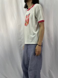 画像3: 70's Dr Popper "WACKEY PACKAGES" パロディプリント リンガーTシャツ L (3)