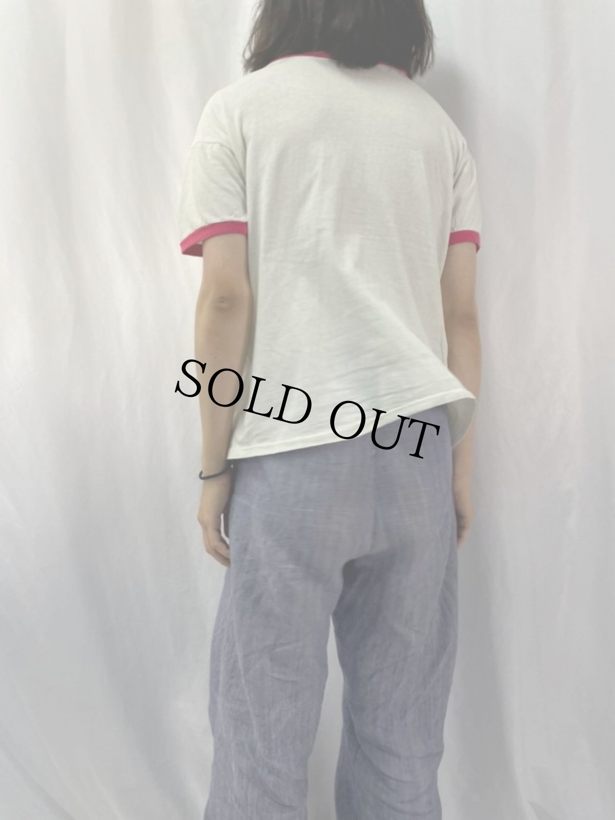 画像4: 70's Dr Popper "WACKEY PACKAGES" パロディプリント リンガーTシャツ L (4)