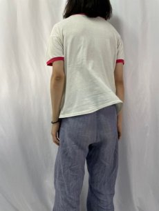 画像4: 70's Dr Popper "WACKEY PACKAGES" パロディプリント リンガーTシャツ L (4)