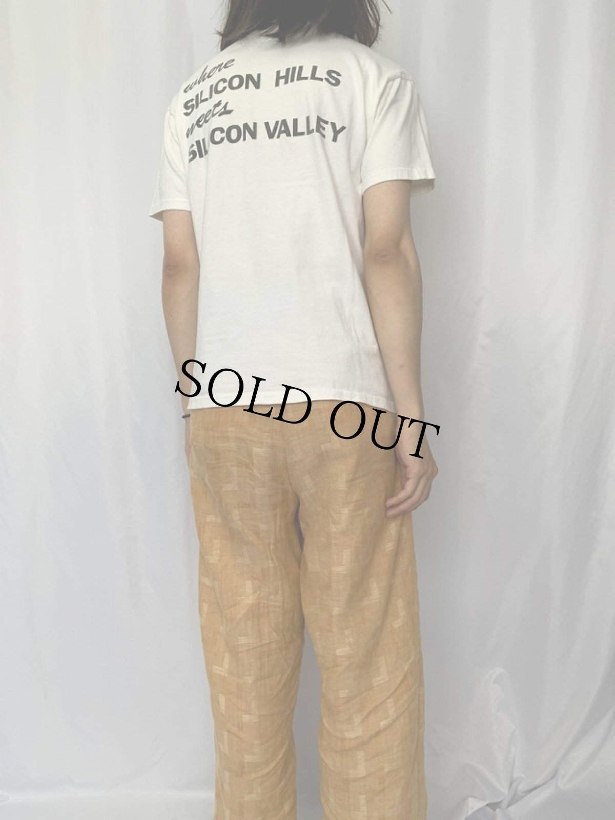 画像4: 90's IBM USA製 "where SILICON HILLS meets SILICON VALLEY" IT企業ロゴプリントTシャツ L (4)