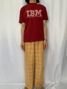 画像2: 90's IBM USA製 IT企業ロゴプリントTシャツ L (2)