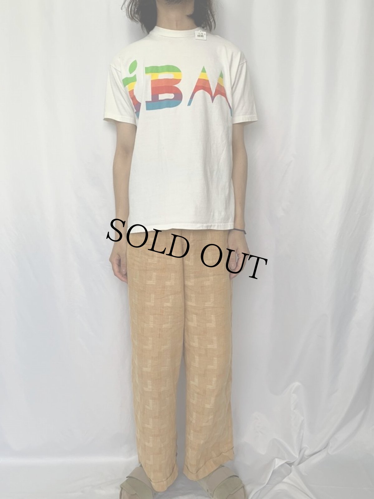 画像2: 90's IBM USA製 "where SILICON HILLS meets SILICON VALLEY" IT企業ロゴプリントTシャツ L (2)