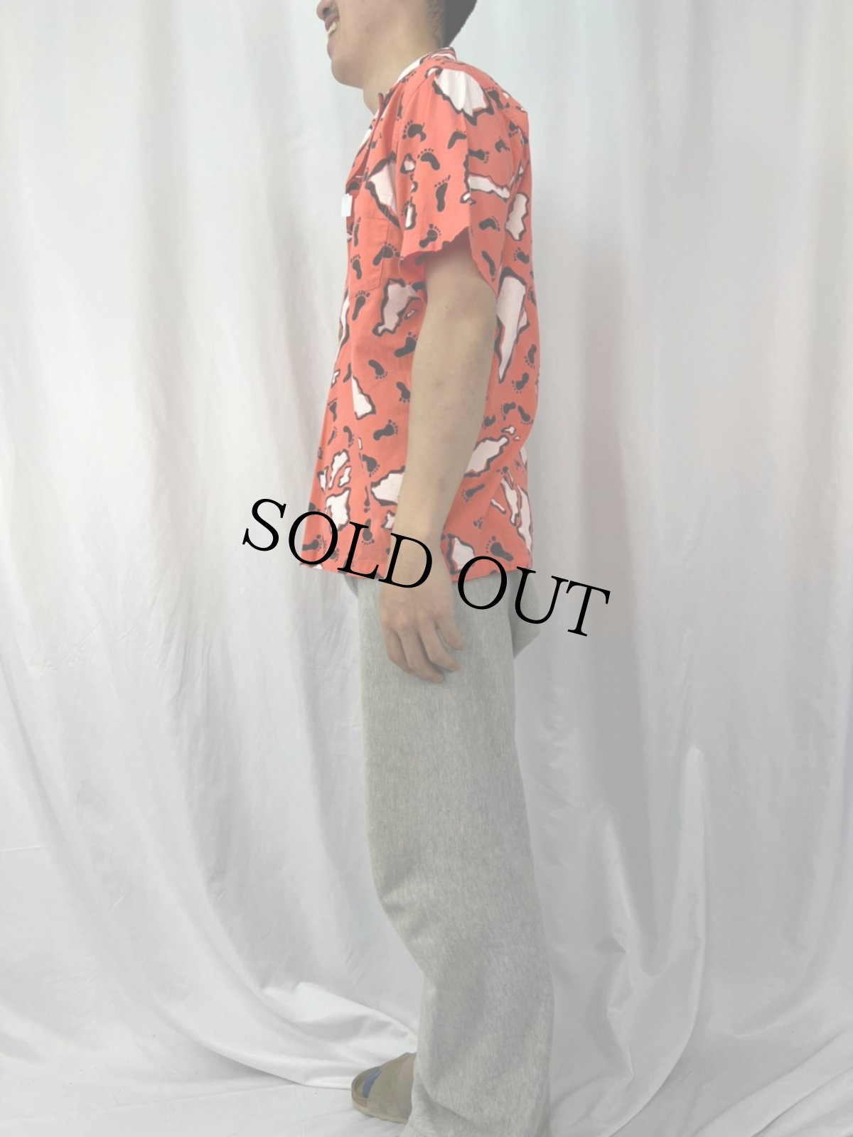 画像3: 60's Diamond Head 古銭ボタン 総柄 コットンアロハシャツ (3)