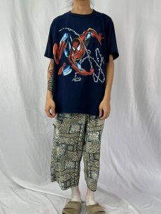 画像2: 90's MARVEL SPIDER-MAN USA製 キャラクタープリントTシャツ L (2)