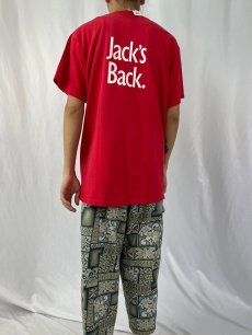 画像4: 90's JACK IN THE BOX USA製 "(Jack's Front)" ハンバーガーショップ プリントシャツ L (4)