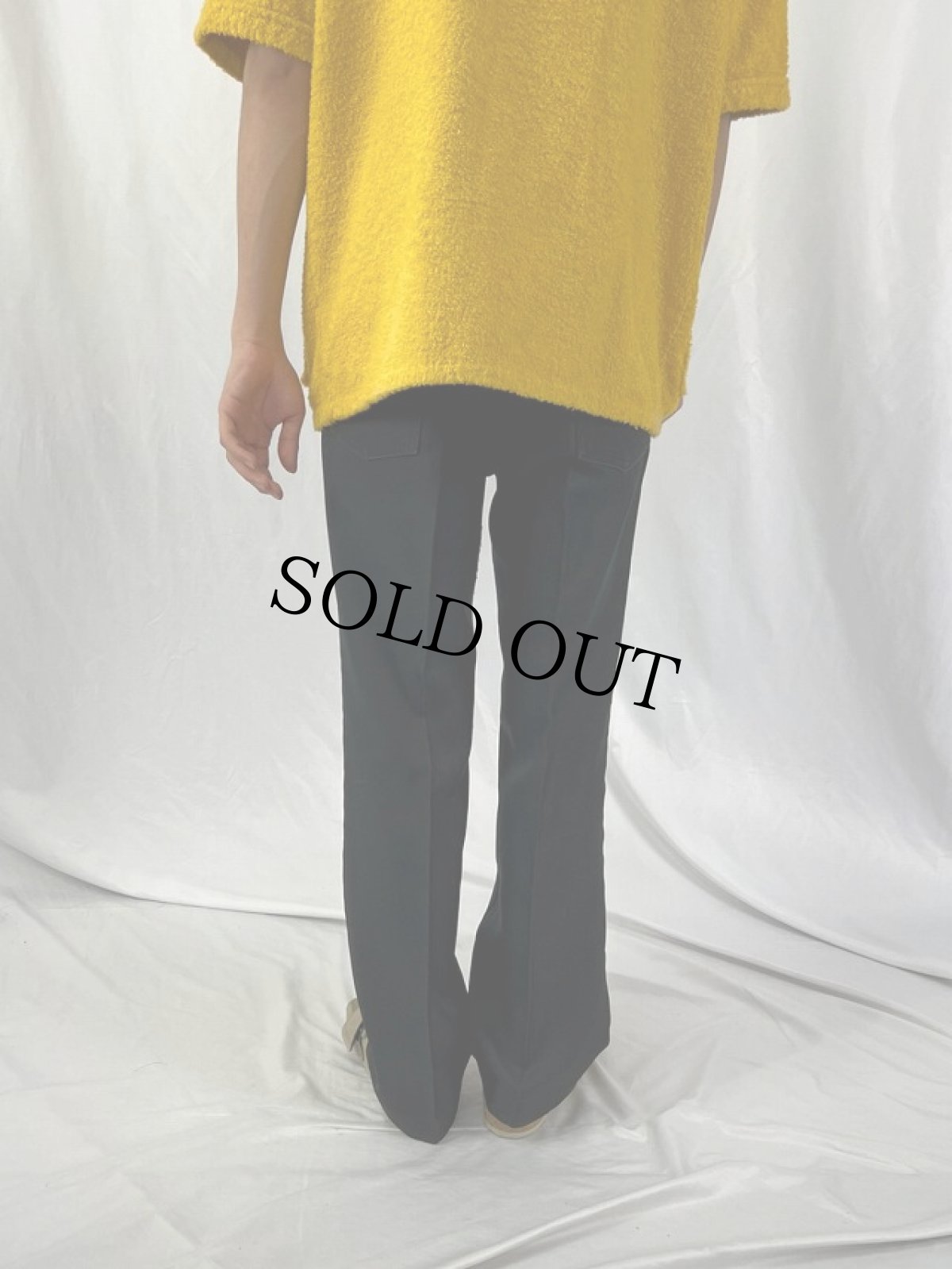 画像4: 70〜80's Levi's "STA-PREST" ポリエステルフレアパンツ BLACK W31 (4)