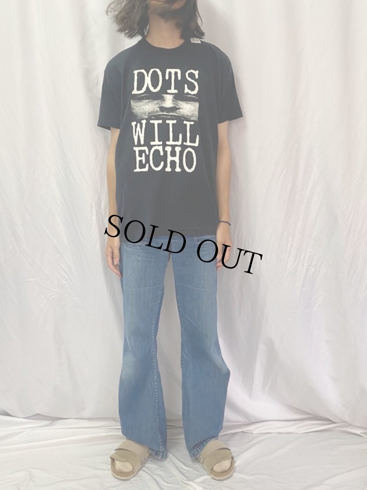 画像2: 90's USA製 "DOTS WILL ECHO" インディーズロックバンド プリントTシャツ XL (2)
