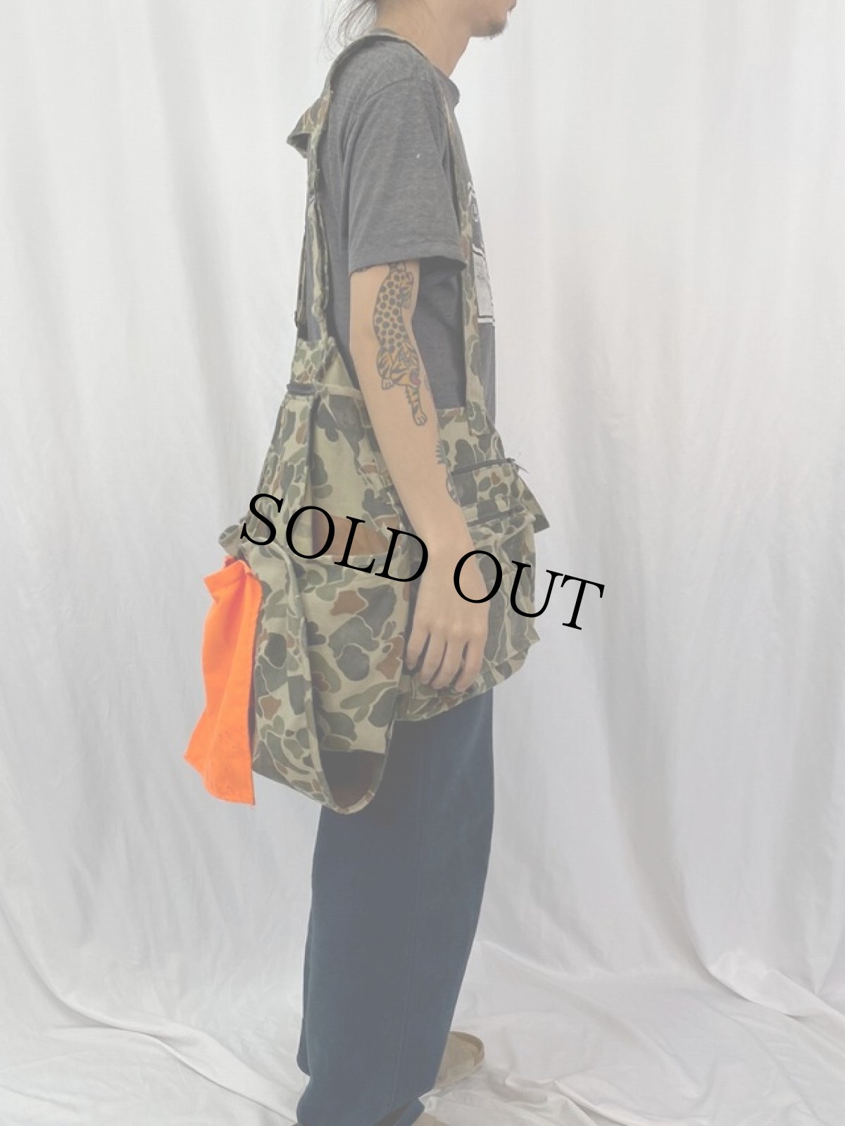 画像3: 10x USA製 ダックハンターカモ ハンティングベスト L (3)