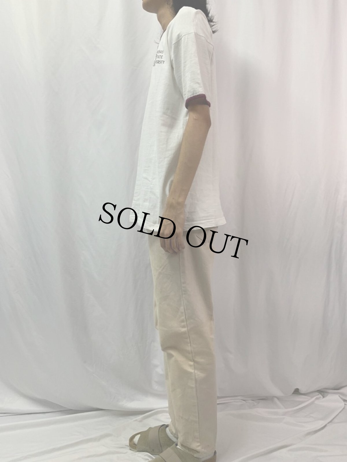 画像3: 60's Champion ランタグ "チョコチン" リンガーTシャツ XL (3)