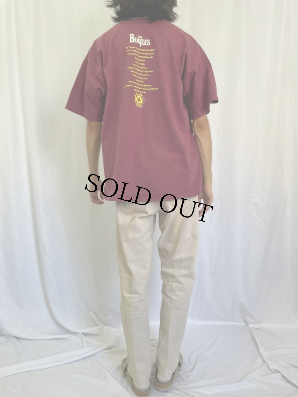 画像4: 90's THE BEATLES USA製 "Sgt Pepper's Lonely Hearts Club Band" ロックバンドプリントTシャツ XL (4)