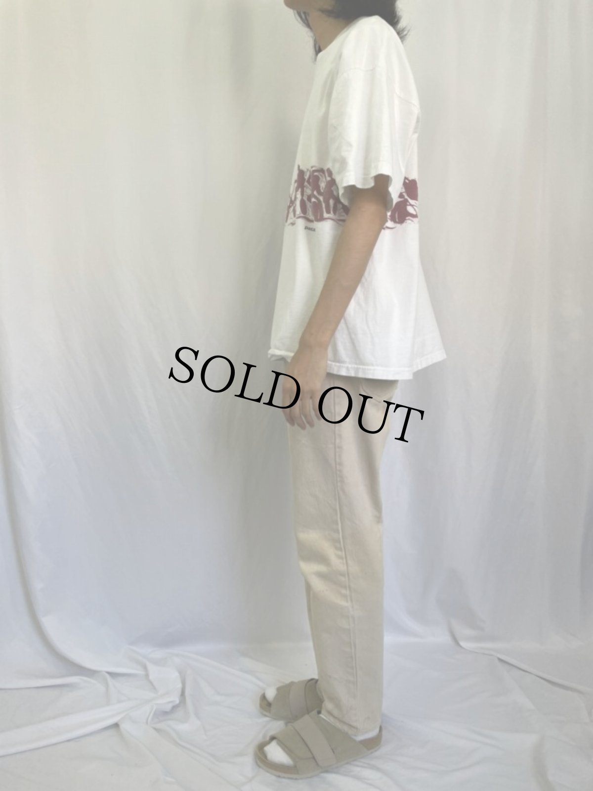 画像3: 90's patagonia USA製 カヤックボーダー柄 プリントTシャツ XL (3)