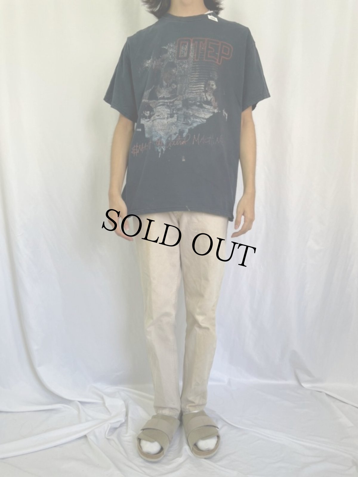 画像2: OTEP "Smash The Control Machine" メタルバンドプリントTシャツ XL (2)