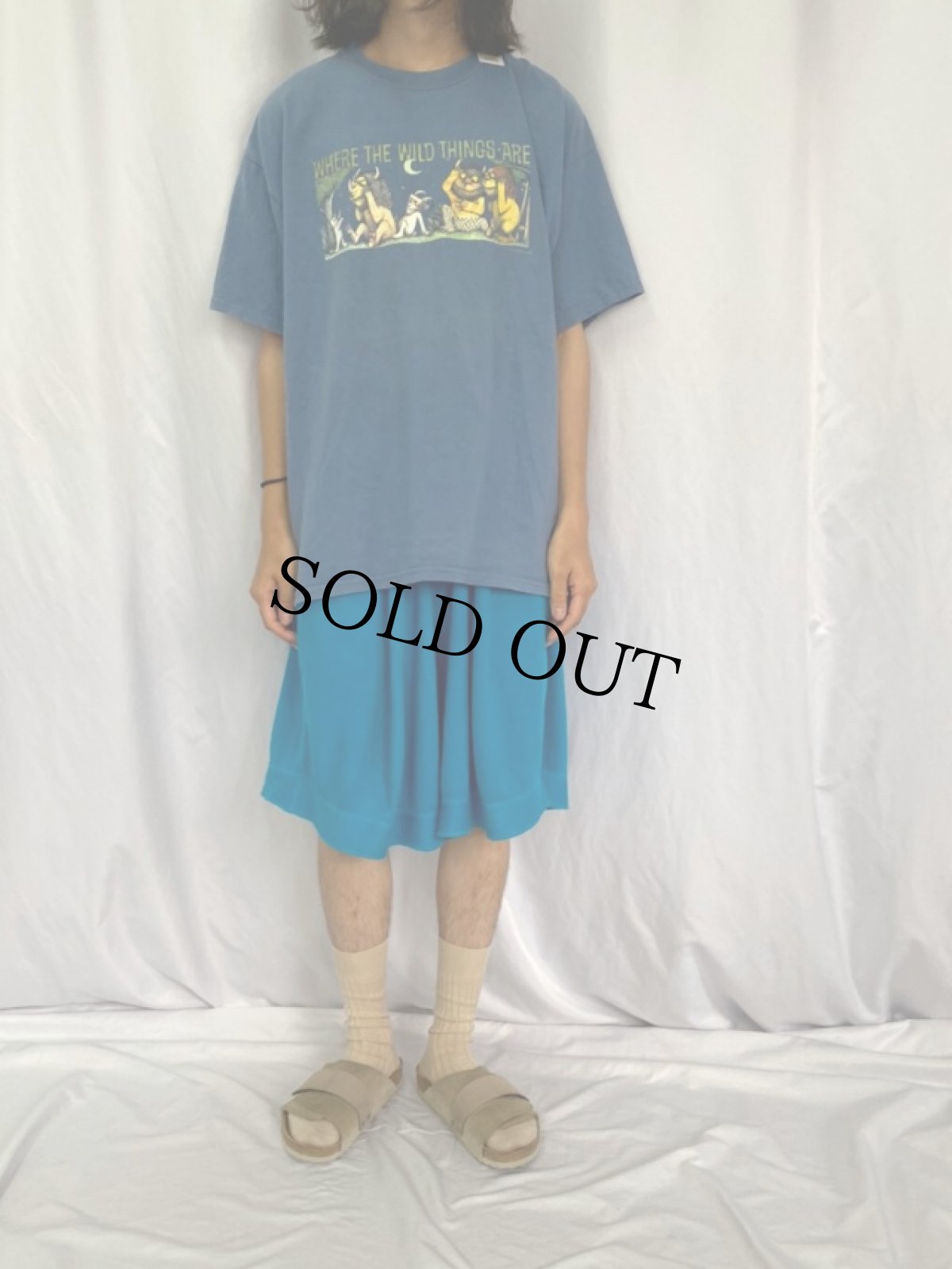 画像2: かいじゅうたちのいるところ 絵本プリントTシャツ XL (2)