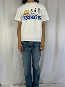 画像2: 90's DESCENDENTS パンクロックバンド プリントTシャツ M (2)