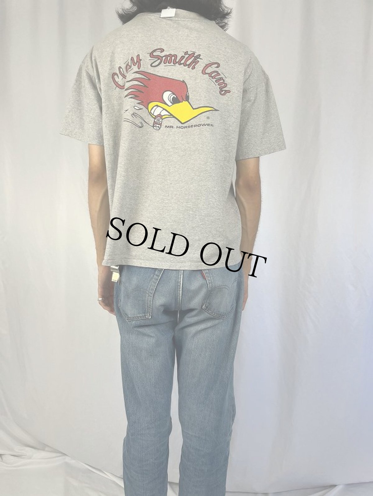 画像4: 【SALE】 90's Clay Smith Cams ロゴプリントTシャツ L (4)