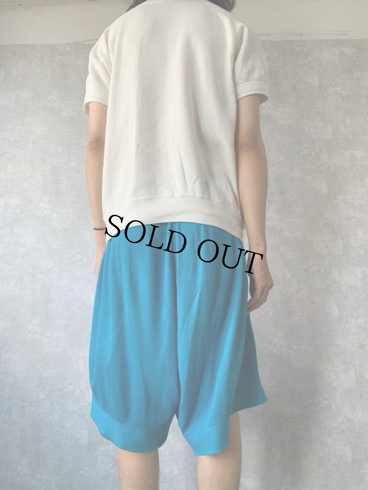 画像4: 80's USA製 "MIDDLESEX COLLEGE" プリント半袖スウェット L (4)