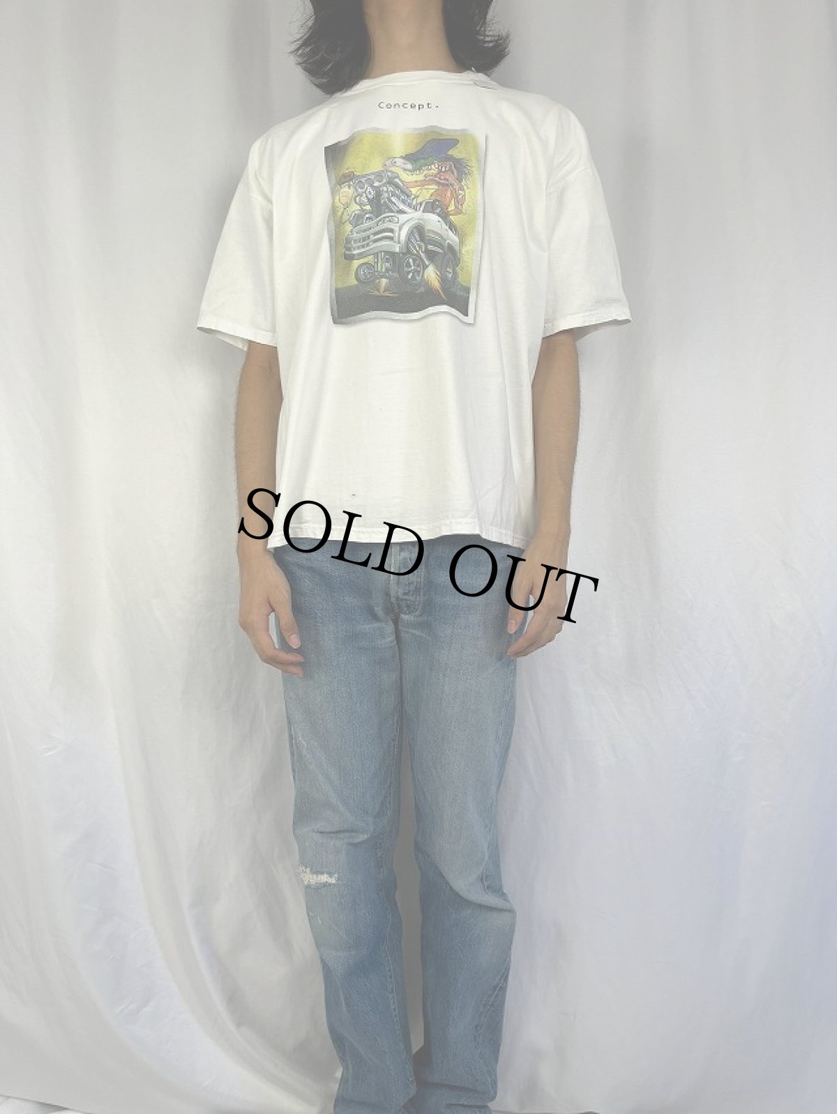 画像2: ISUZU "AXIOM" 自動車プリントTシャツ (2)