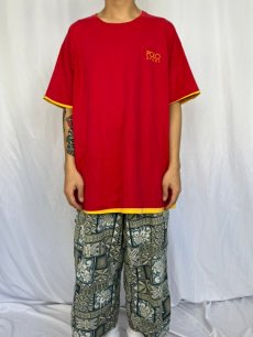 画像2: 90's POLO Ralph Lauren USA製 "POLO SPORT" リバーシブルデザイン ロゴプリントTシャツ L (2)