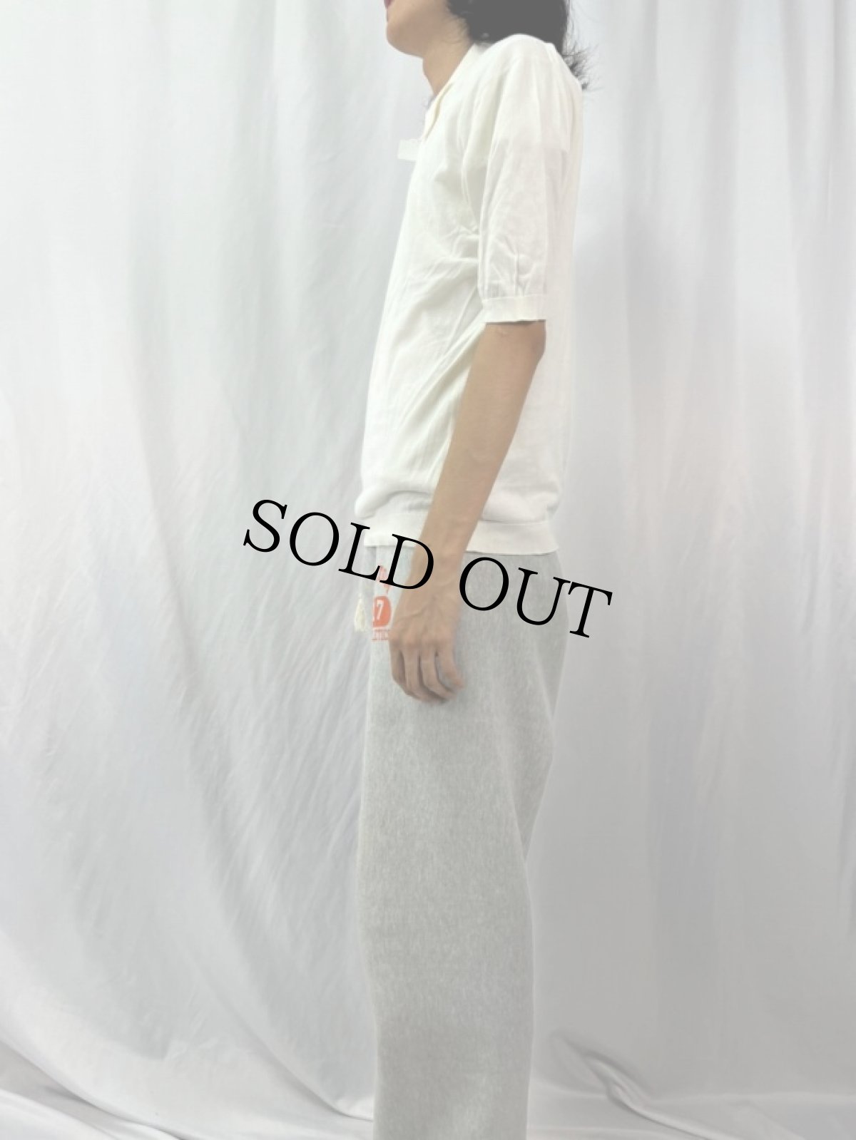 画像3: JOHN SMEDLEY ENGLAND シーアイランドコットンニットポロシャツ SIZE40 (3)