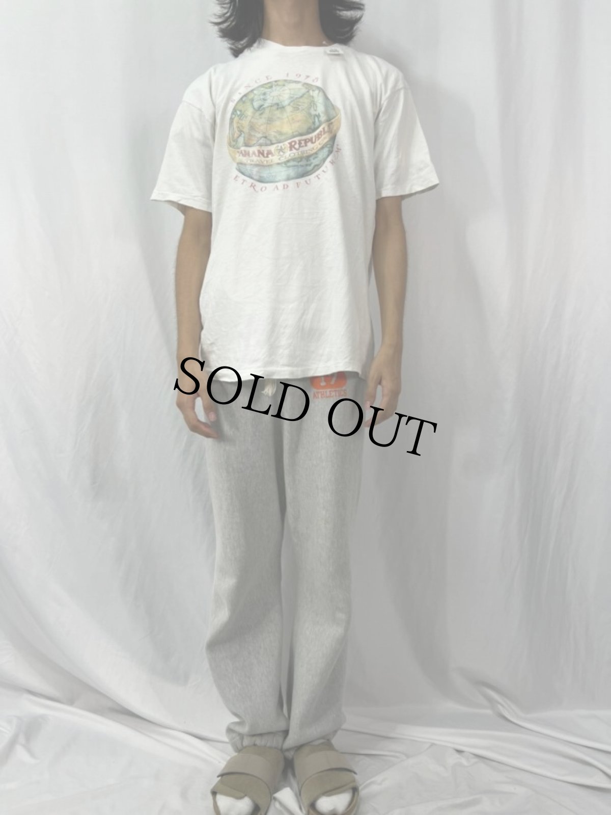 画像2: 80's BANANA REPUBLIC プリントTシャツ (2)