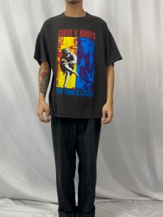 画像2: 90's GUNS N' ROSES USA製 "USE YOUR ILLUSION" ロックバンド プリントTシャツ XL (2)