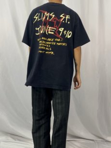 画像4: 90's METALLICA USA製 "METALLICLUB SLIM-SLAM" ヘヴィメタルバンド プリントTシャツ XL (4)