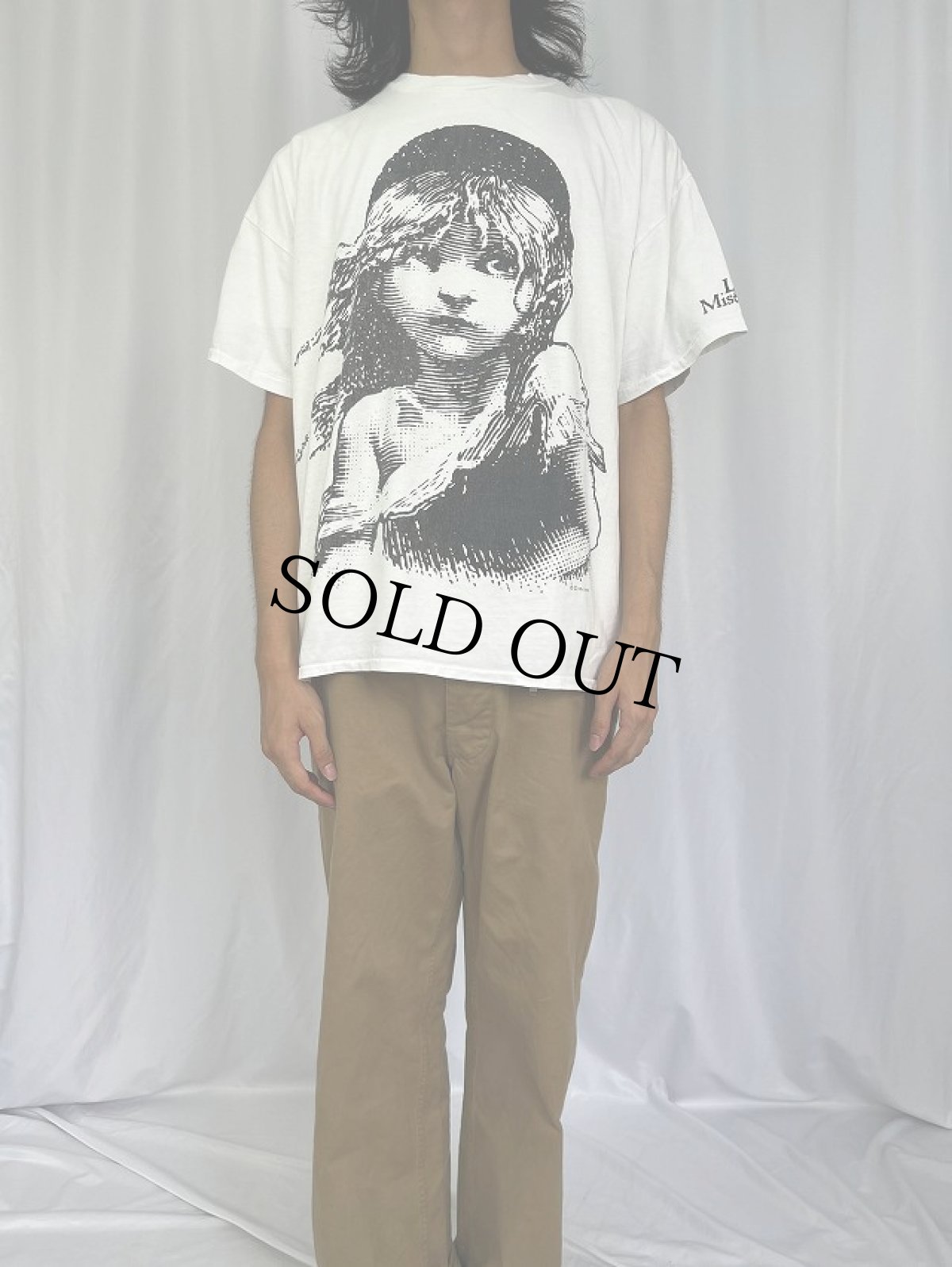 画像2: 90's Les Miserables ミュージカルプリントTシャツ XL (2)
