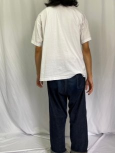 画像4: 90's〜 WIZARD WEAR ファックサインプリントTシャツ XL (4)