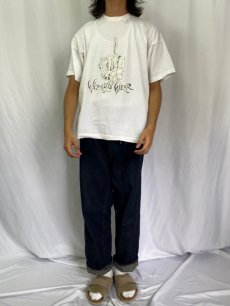 画像2: 90's〜 WIZARD WEAR ファックサインプリントTシャツ XL (2)